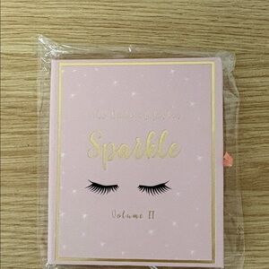 Sparkle  The Book of Lashes Volume II
3 pairs of lashes